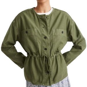 NWT MADEWELL Claremont Drawstring Utility Jacket Size Small